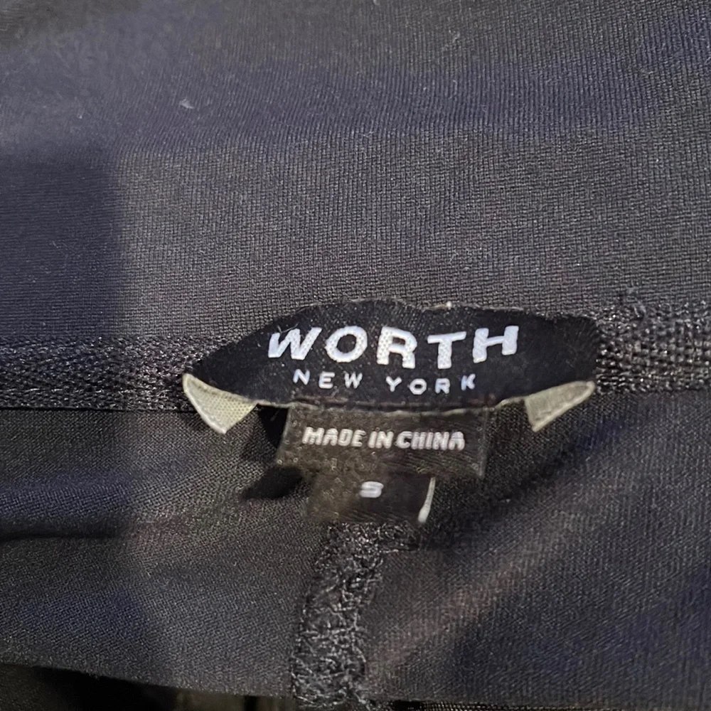 WORTH Performance Jacket Zip Front Navy Size Small - Picture 4 of 5